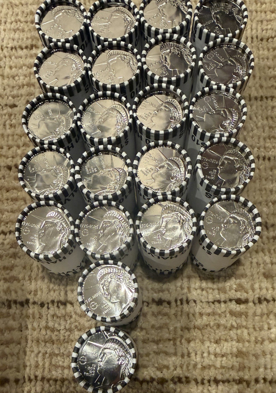 2026 West Point 9-11 Privy Half Dollar Single Ender Rolls-PRICE IS FOR 1 ROLL