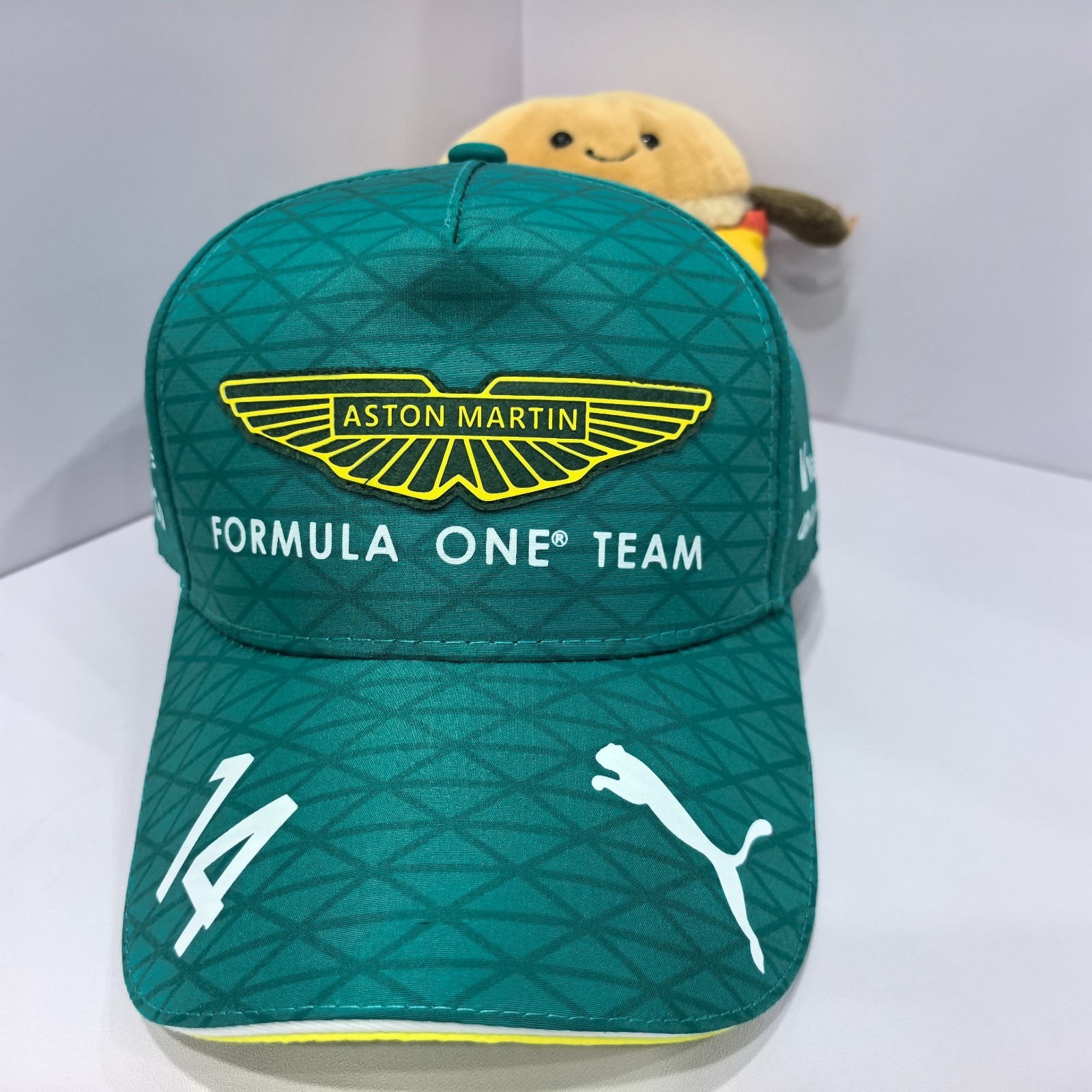 F1 Aston Martin Formula One Team NO.14 green adjustable hat driver baseball cap
