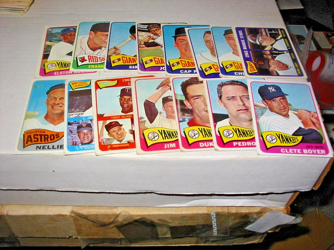 1965 Topps 15 Card Value Lot 3hofs,5yanks,2stars,5highs Fox,Marichal,Oliva+++++
