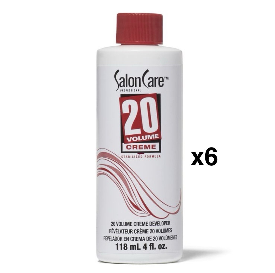 Salon Care 20 Volume Creme Developer Stabilized Formula, 4 fl oz (6 Pack) Salon Care 20 Volume Creme Developer Stabilized Formula, 4 fl oz (6 Pack)