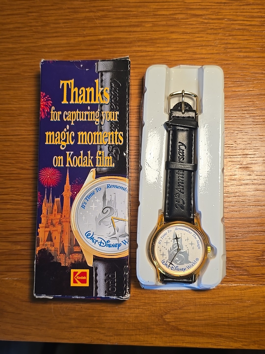 WALT DISNEY WORLD 25th ANNIVERSARY WATCH Kodak Film Promo 1996 NOS