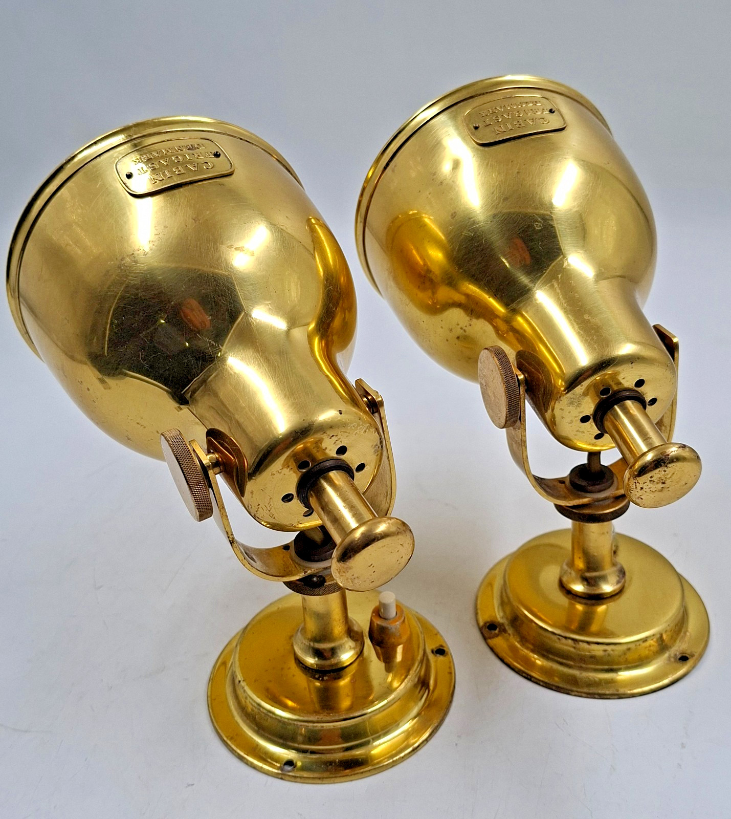 Vintage Cabin series maritime wall lights made by Frigast Denmark