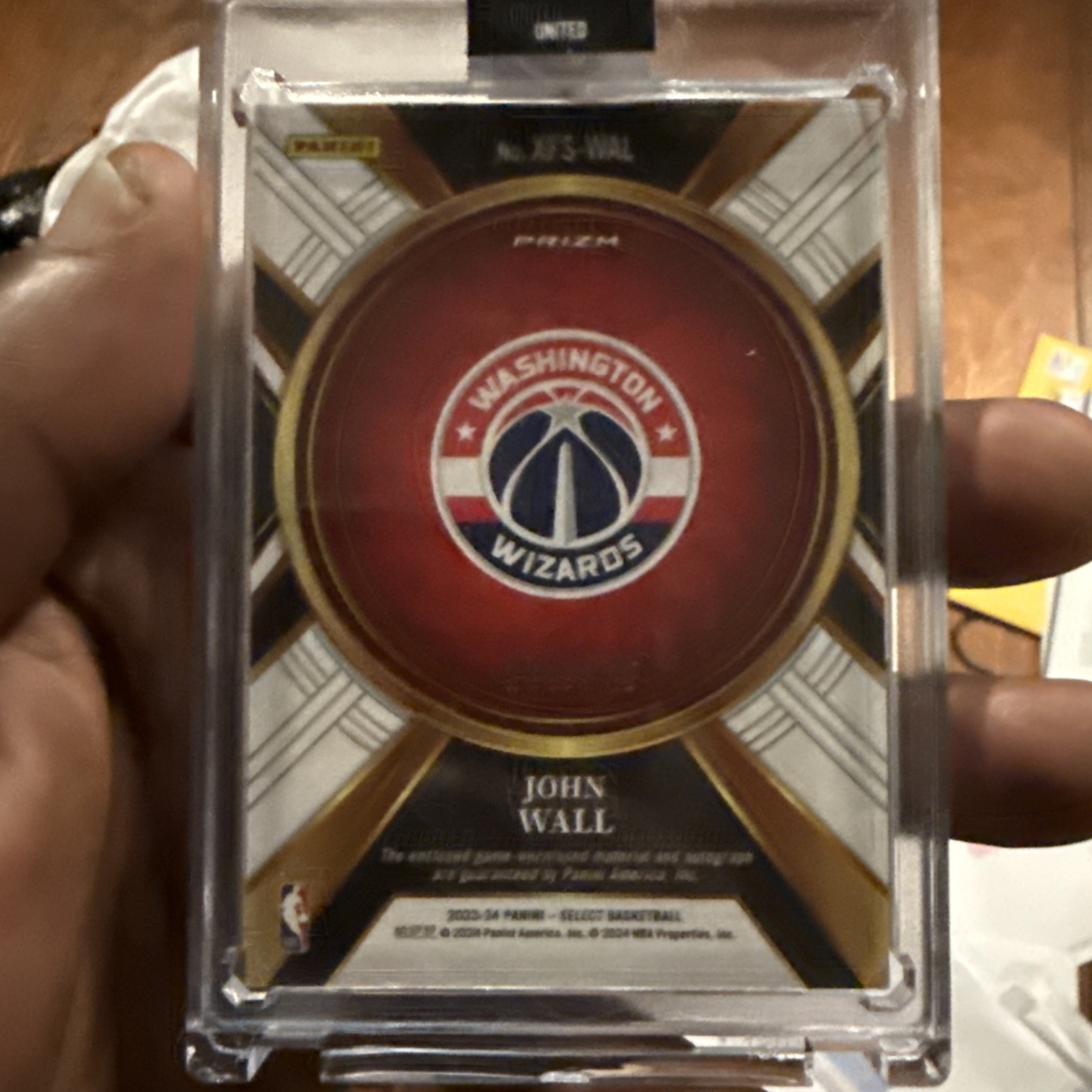 2023-24 Panini Select - X Factor Memorabilia Signatures John Wall #XFS-WAL /125 2023-24 Panini Select - X Factor Memorabilia Signatures John Wall #XFS-WAL /125