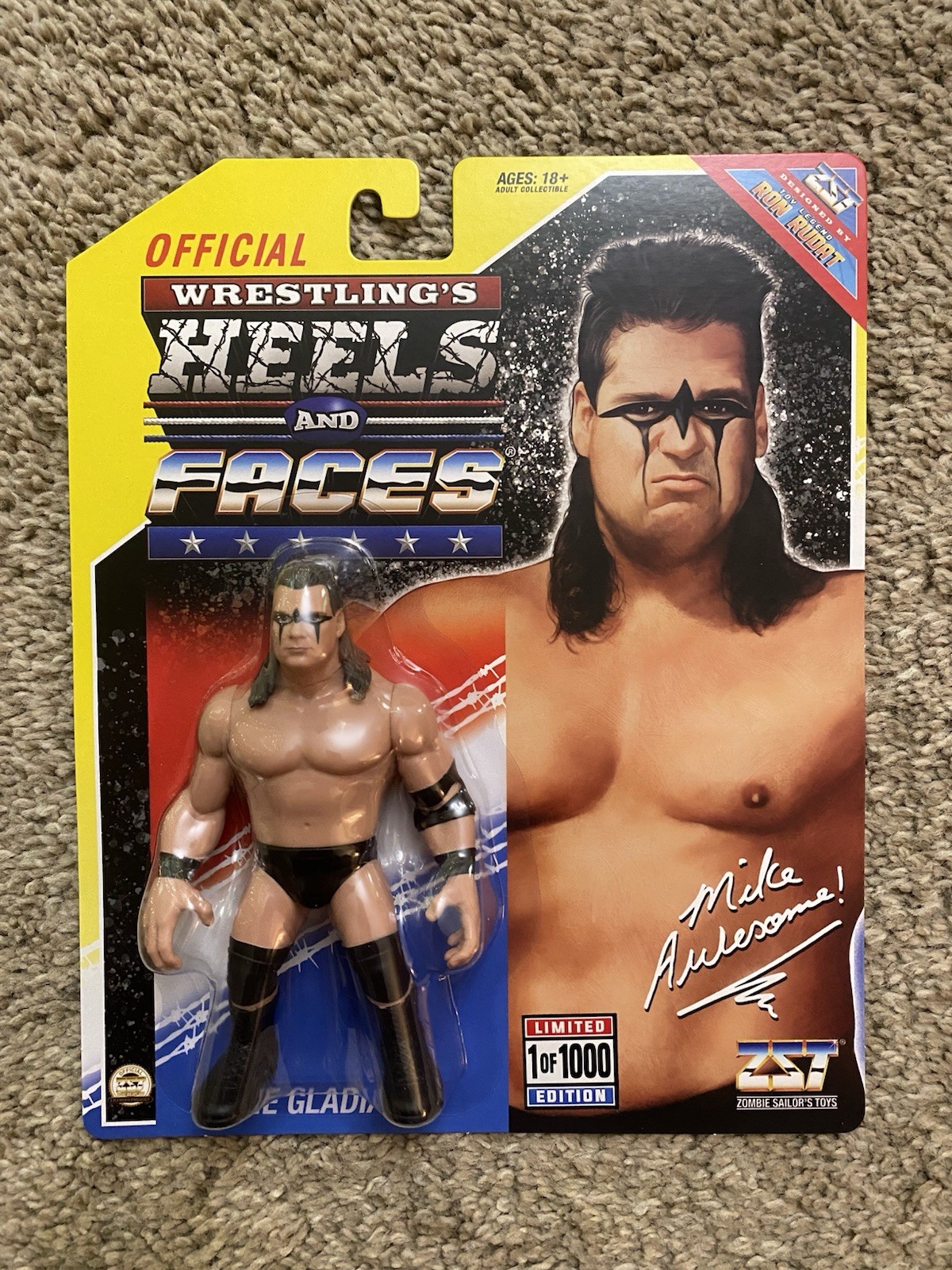 ZST Heels And faces The Gladiator Limited Edition 1/1000 Action Figure ZST Heels And faces The Gladiator Limited Edition 1/1000 Action Figure