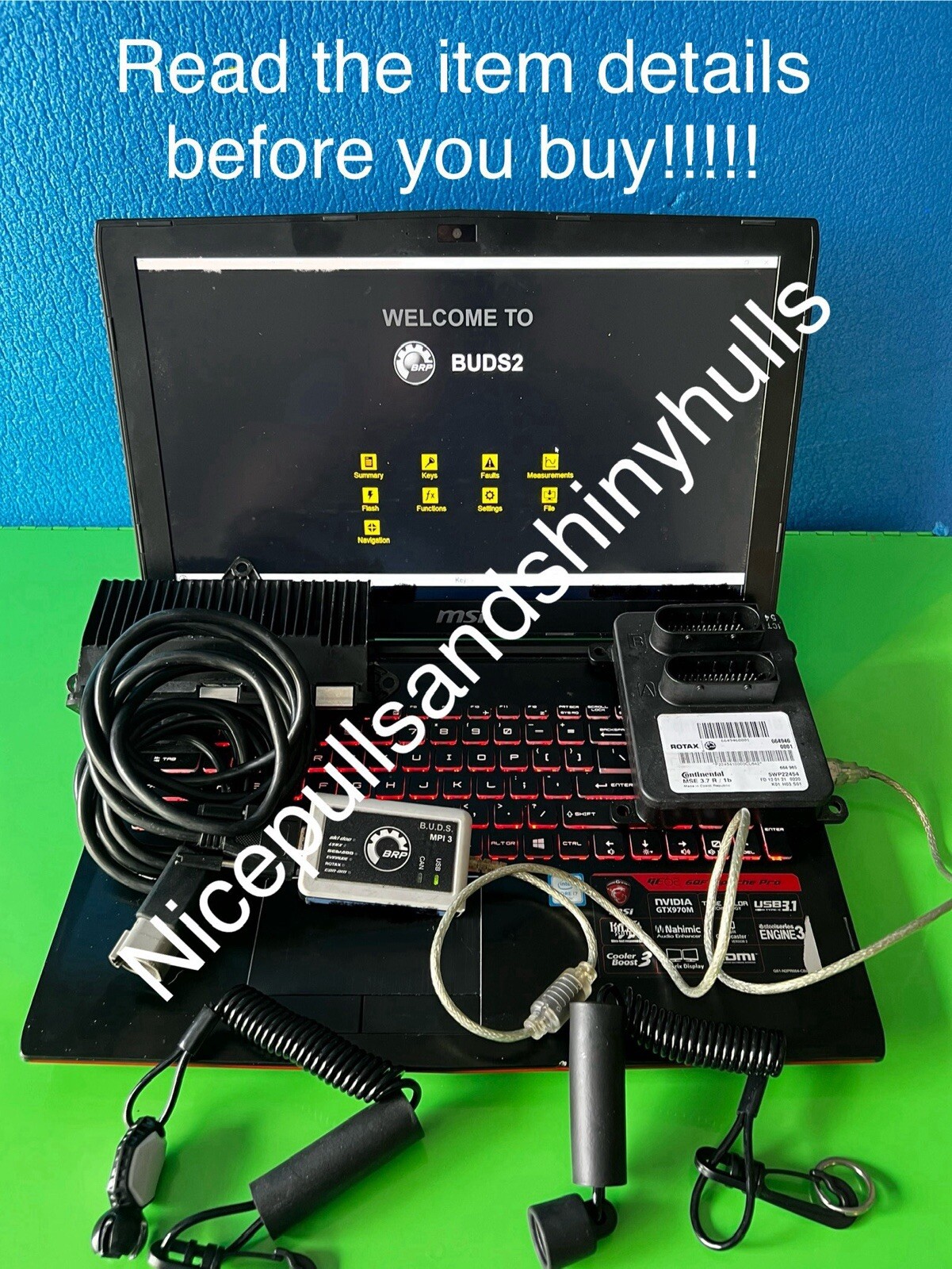 SeaDoo Key 4-Tec ECU DESS/RF key programming SERVICE 02-25 (New key included)