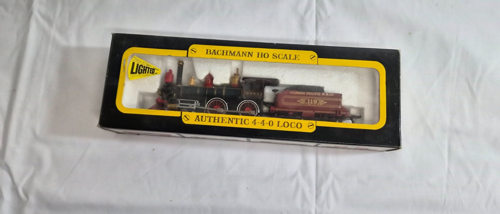 Vintage Bachmann HO scale 4-4-0 Loco, new in original box 0671