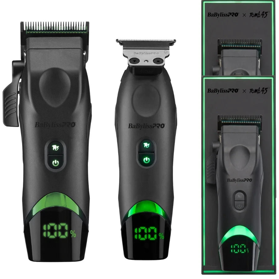 Babyliss Pro Tomb45 Wireless Charging Clipper & Trimmer Combo SET - BRAND NEW