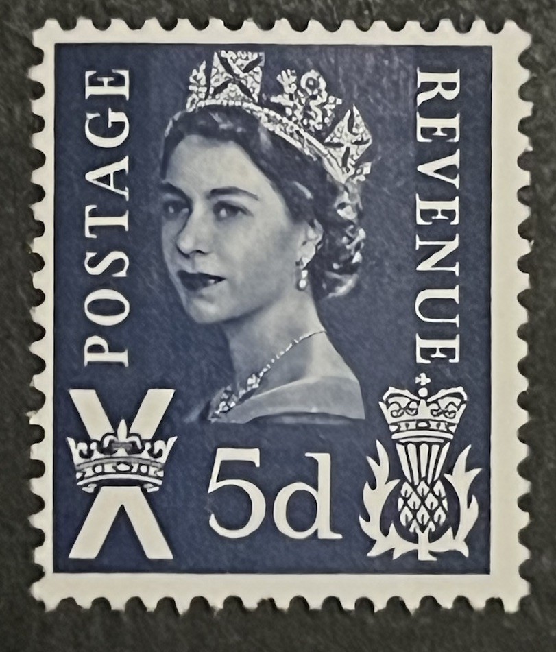 Travelstamps: 1968 Great Britain Scotland Stamps Sg S11 - 5d QEII Mint MNH OG Travelstamps: 1968 Great Britain Scotland Stamps Sg S11 - 5d QEII Mint MNH OG