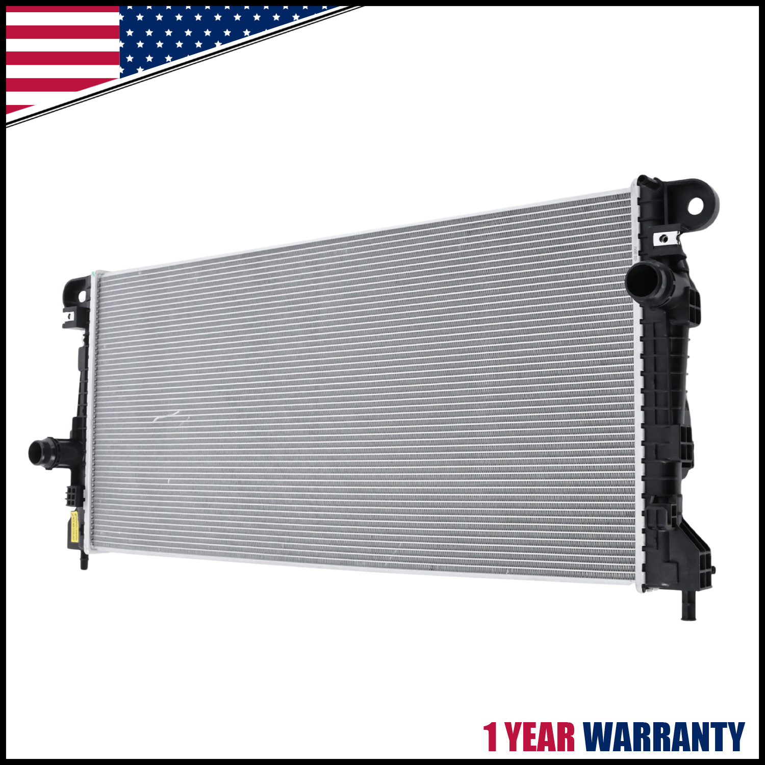 For Ford Bronco 2021-2024 2.3L 2.7L MB3Z8005A Aluminum Radiator Assembly