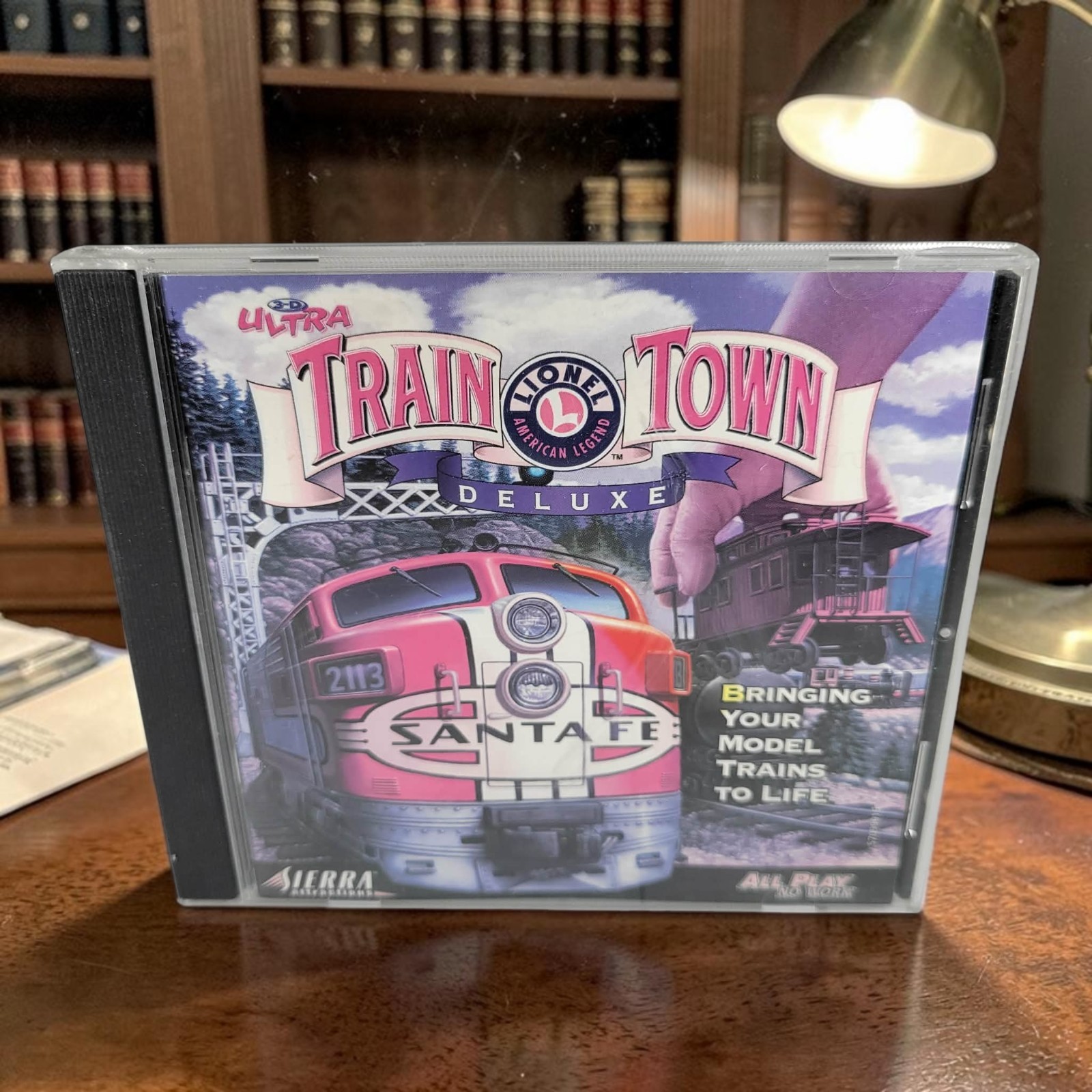 Traintown Lionel Trains 3D Ultra PC Railroad Simulation Game Sierra CIB Traintown Lionel Trains 3D Ultra PC Railroad Simulation Game Sierra CIB