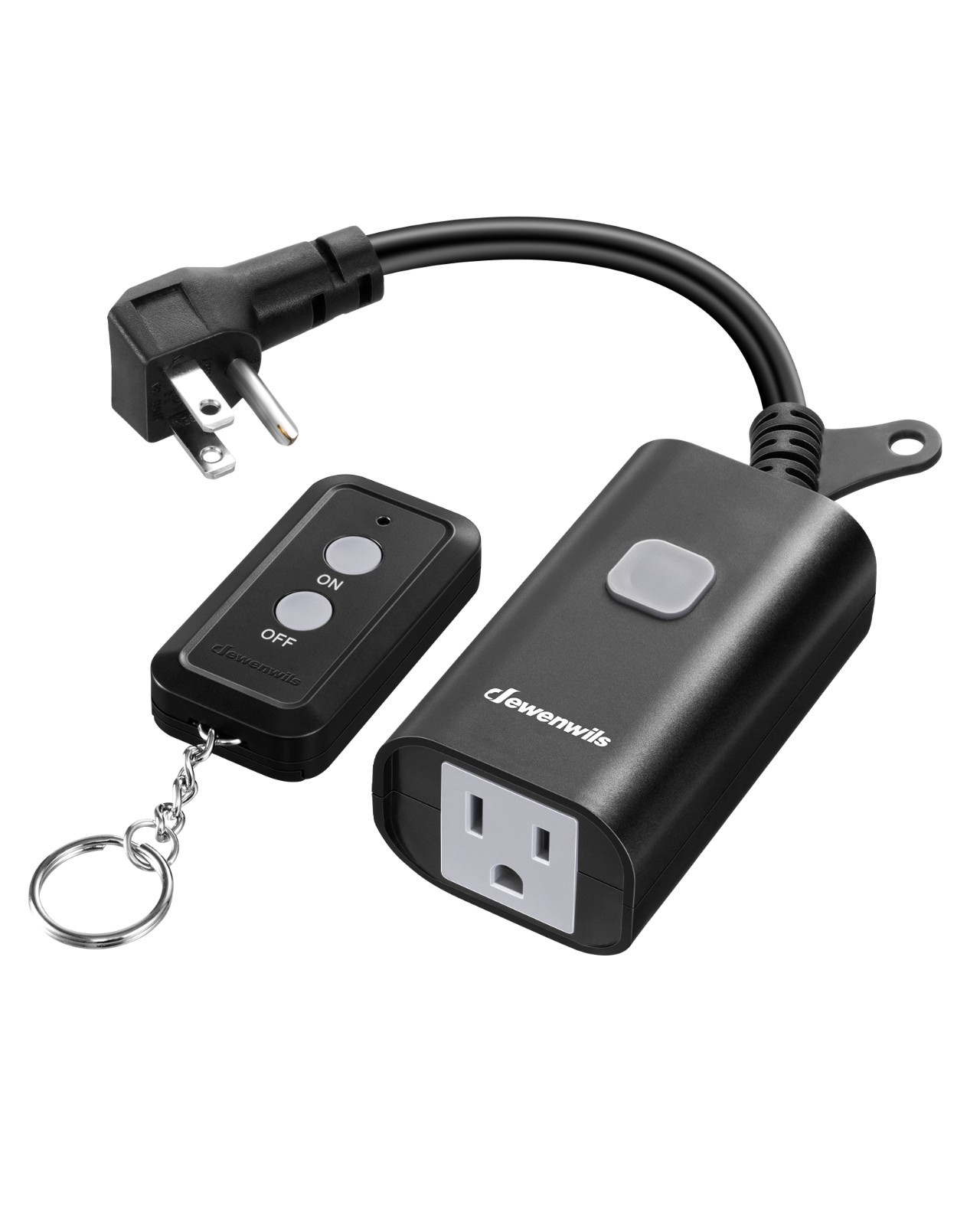 DEWENWILS Outdoor Remote Control Outlet, 15A Wireless Remote Control Switch DEWENWILS Outdoor Remote Control Outlet, 15A Wireless Remote Control Switch