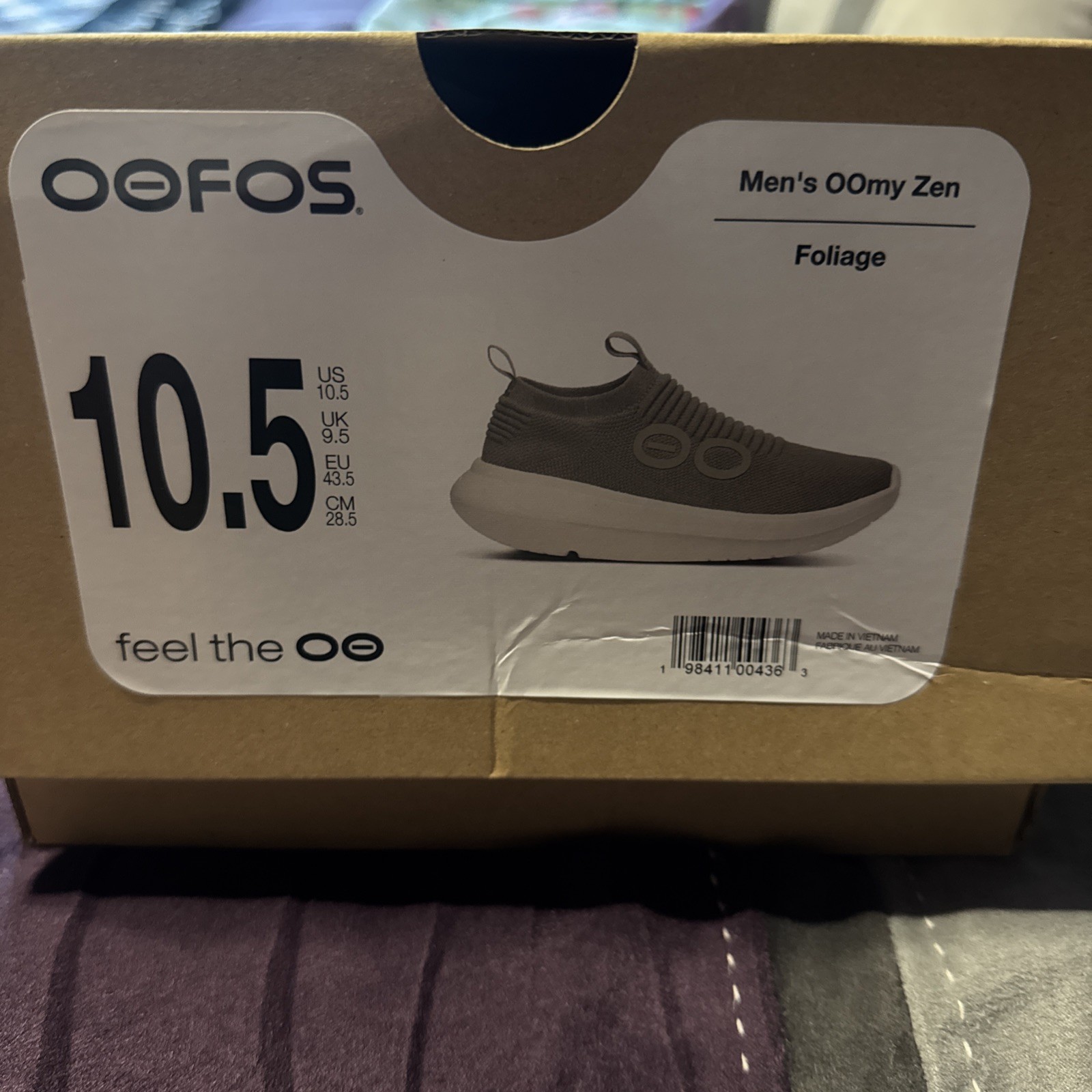 OOFOS OOmg Eezee Men\'s Recovery Slip-On Shoes, Foliage, Size 10.5 OOFOS OOmg Eezee Men\'s Recovery Slip-On Shoes, Foliage, Size 10.5