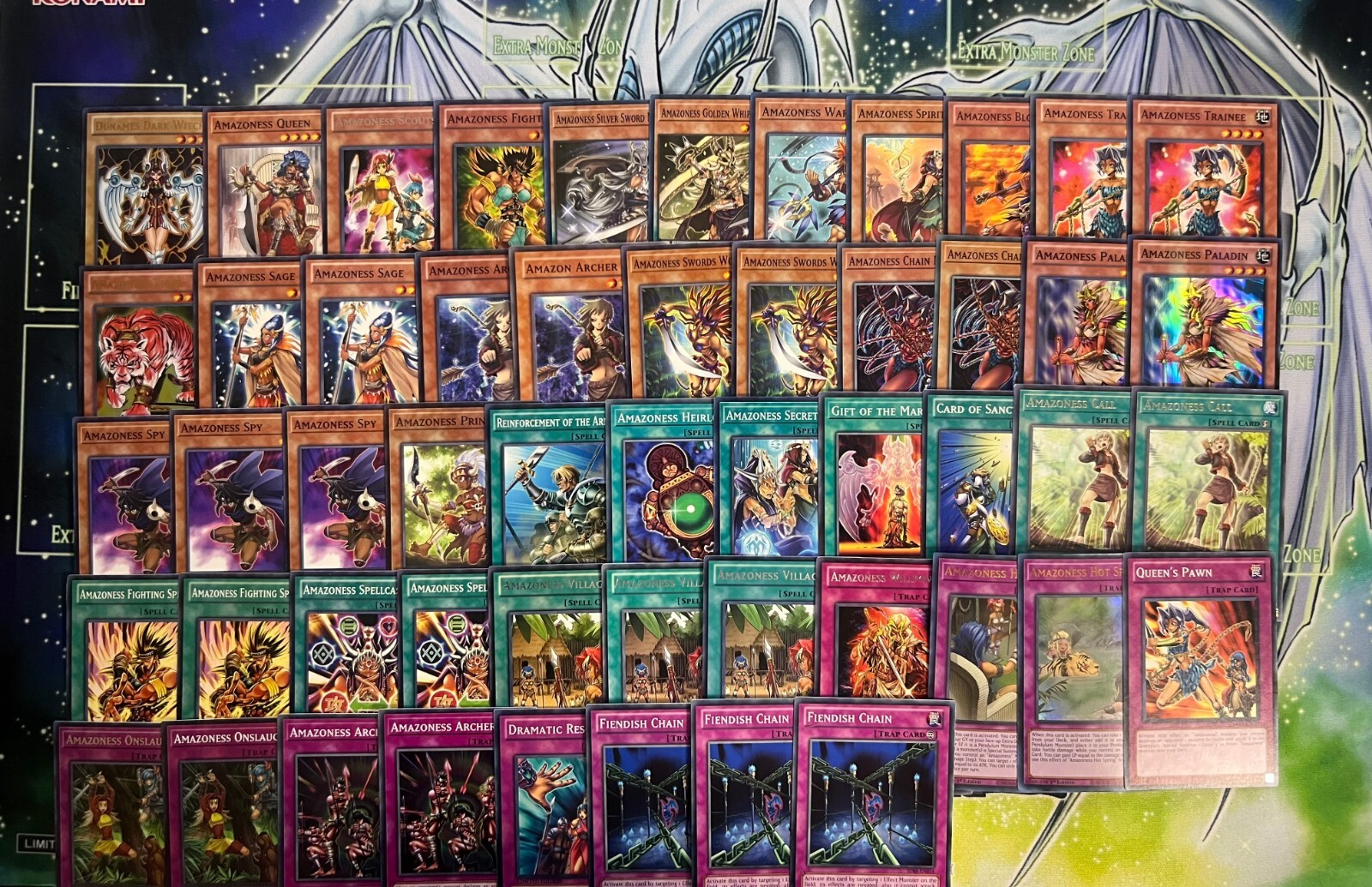 Mai Valentine Amazoness Tiger Tamer Queen Paladin Fighter Chain Yugioh Deck