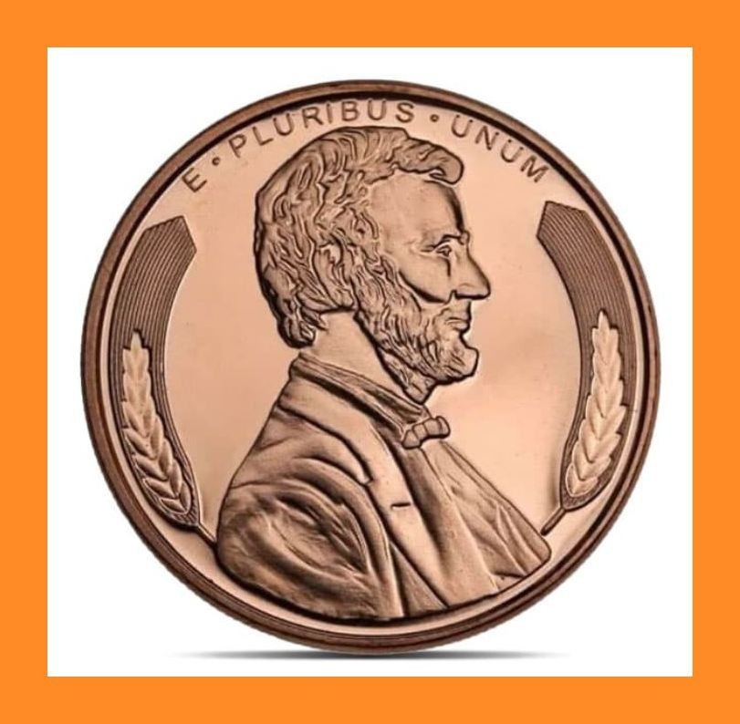 1 AVDP OZ COPPER ROUND: 