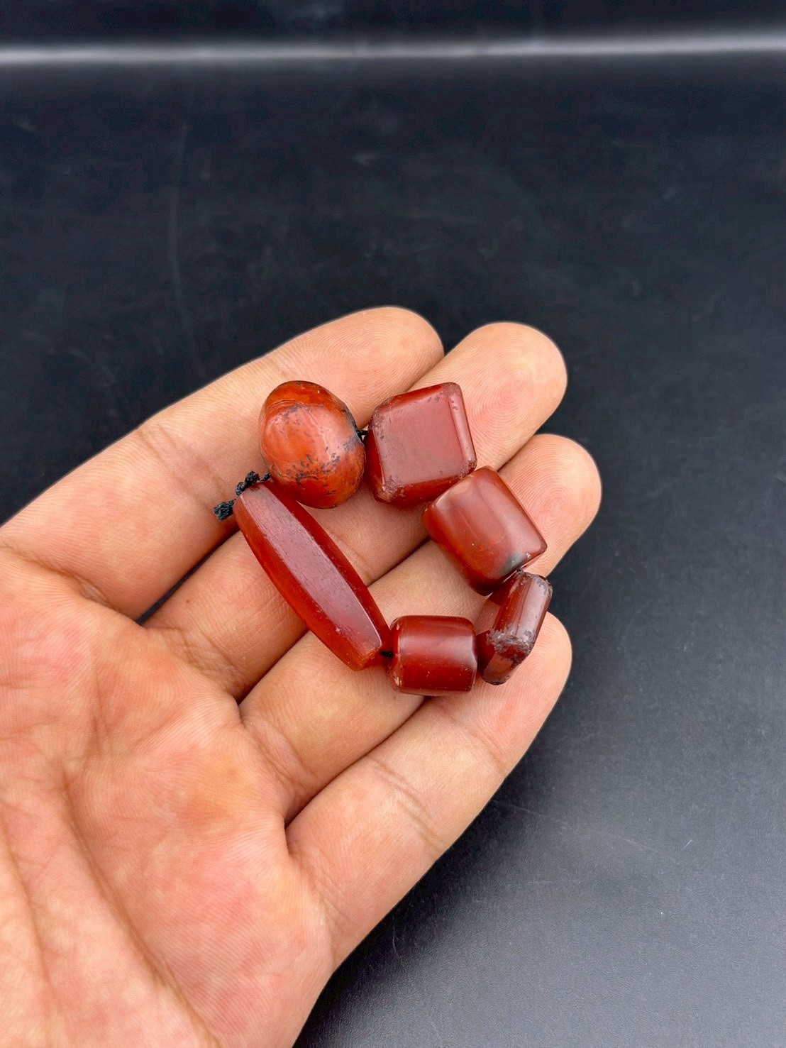 Authentic Ancient Middle Eastern Etched Carnelian Bead – Pristine Artifact Authentic Ancient Middle Eastern Etched Carnelian Bead – Pristine Artifact