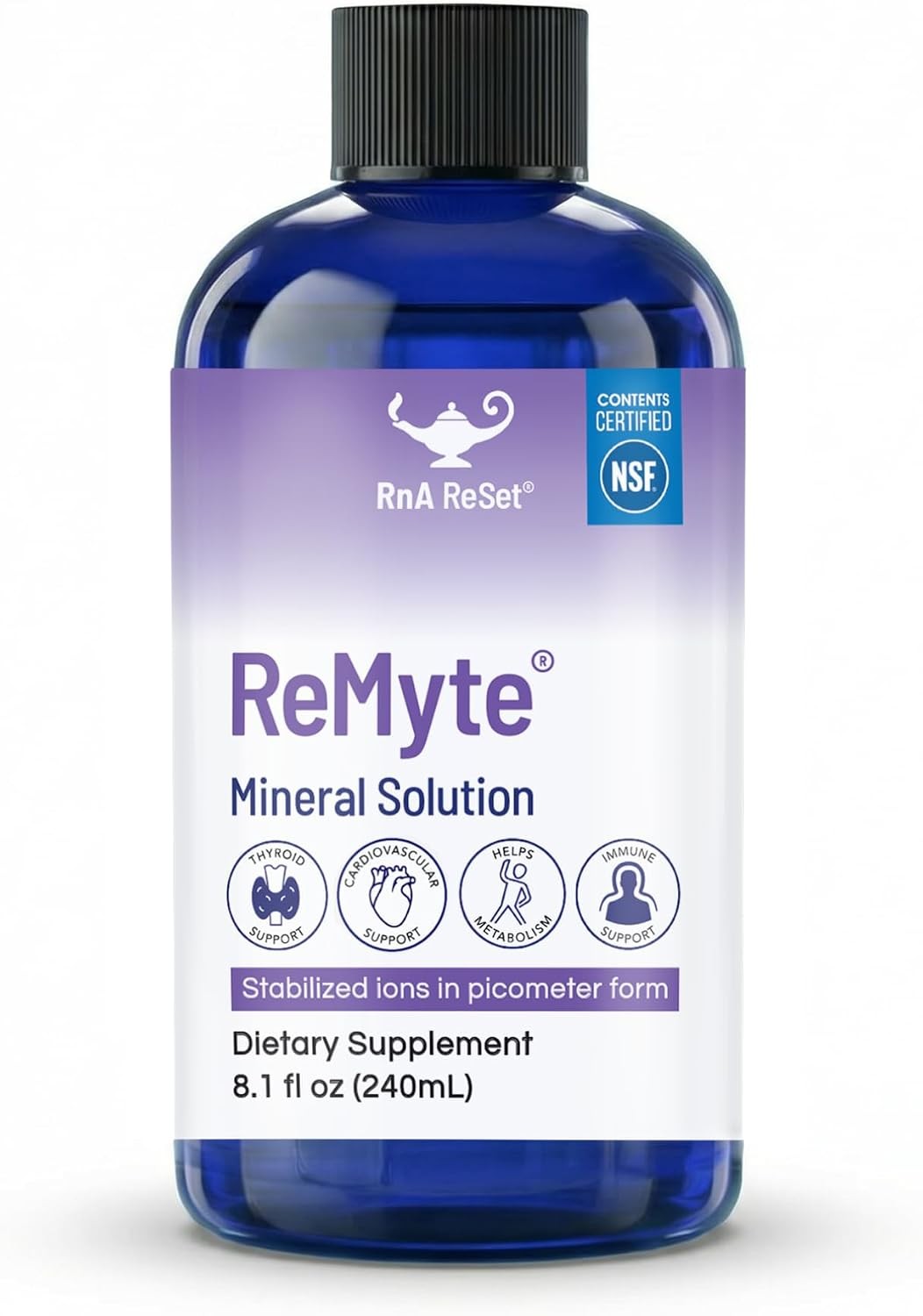 RnA ReSet ReMyte - Electrolyte Mineral Solution 8.1 fl oz (1-Pack)