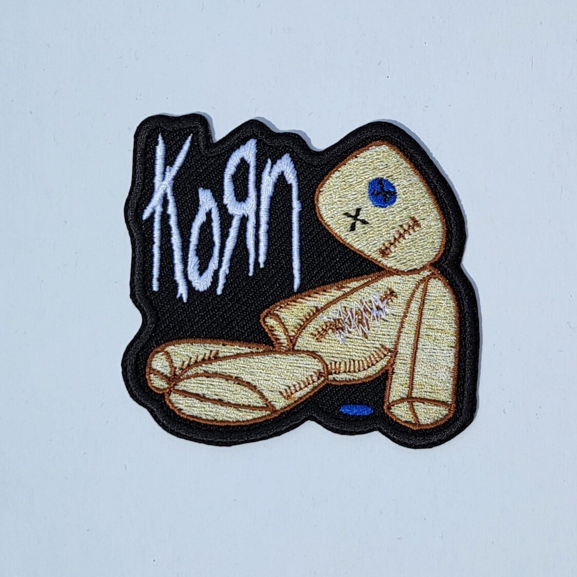 Korn patch, Korn embroidery patch, Korn rock band patch, iron/sew on patch, 
