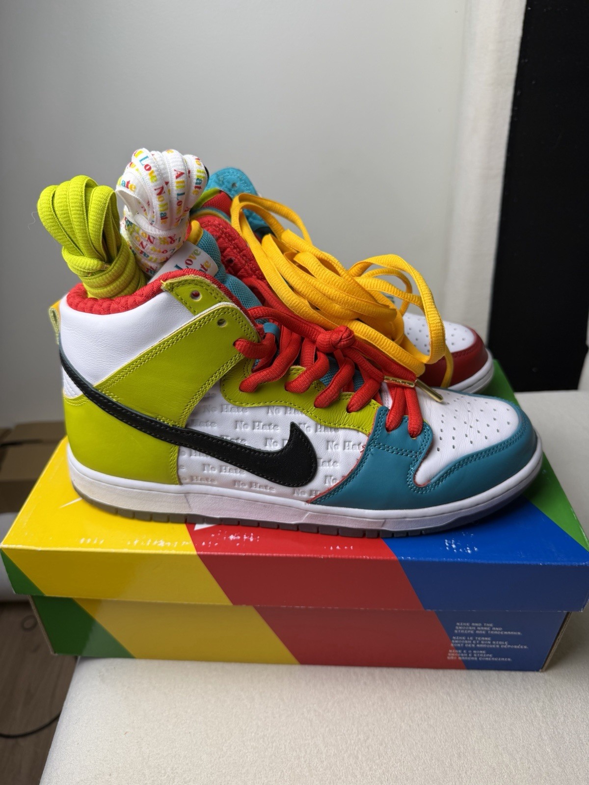 Nike Men’s SB Dunk High Pro Premium QS Skate Shoes “Froskate” DH7778 size 11.5 Nike Men’s SB Dunk High Pro Premium QS Skate Shoes “Froskate” DH7778 size 11.5