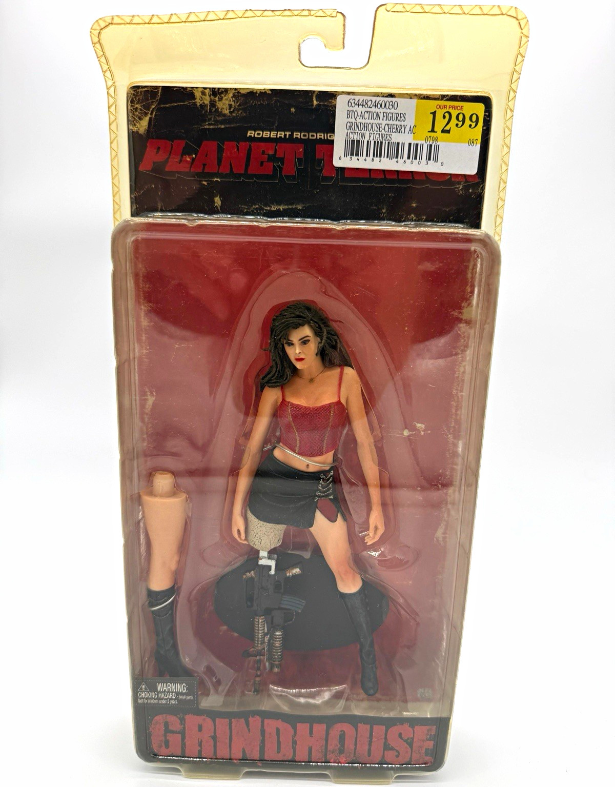 NECA Grindhouse Planet Terror Cherry Rose McGowan Action Figure 2007 NEW Sealed