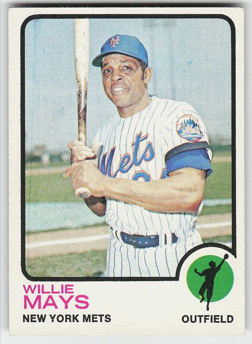 1973 Topps #305 Willie Mays BASEBALL New York Mets 1973 Topps #305 Willie Mays BASEBALL New York Mets