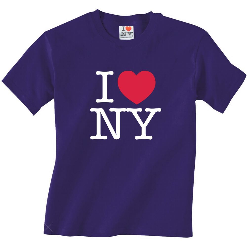 Purple I Love NY T-Shirt