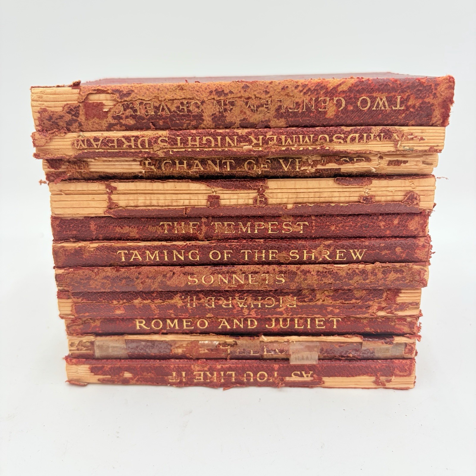 William SHAKESPEARE 11 Pocket Edition Books ROMEO & JULIET Dana Estes 1900-1901