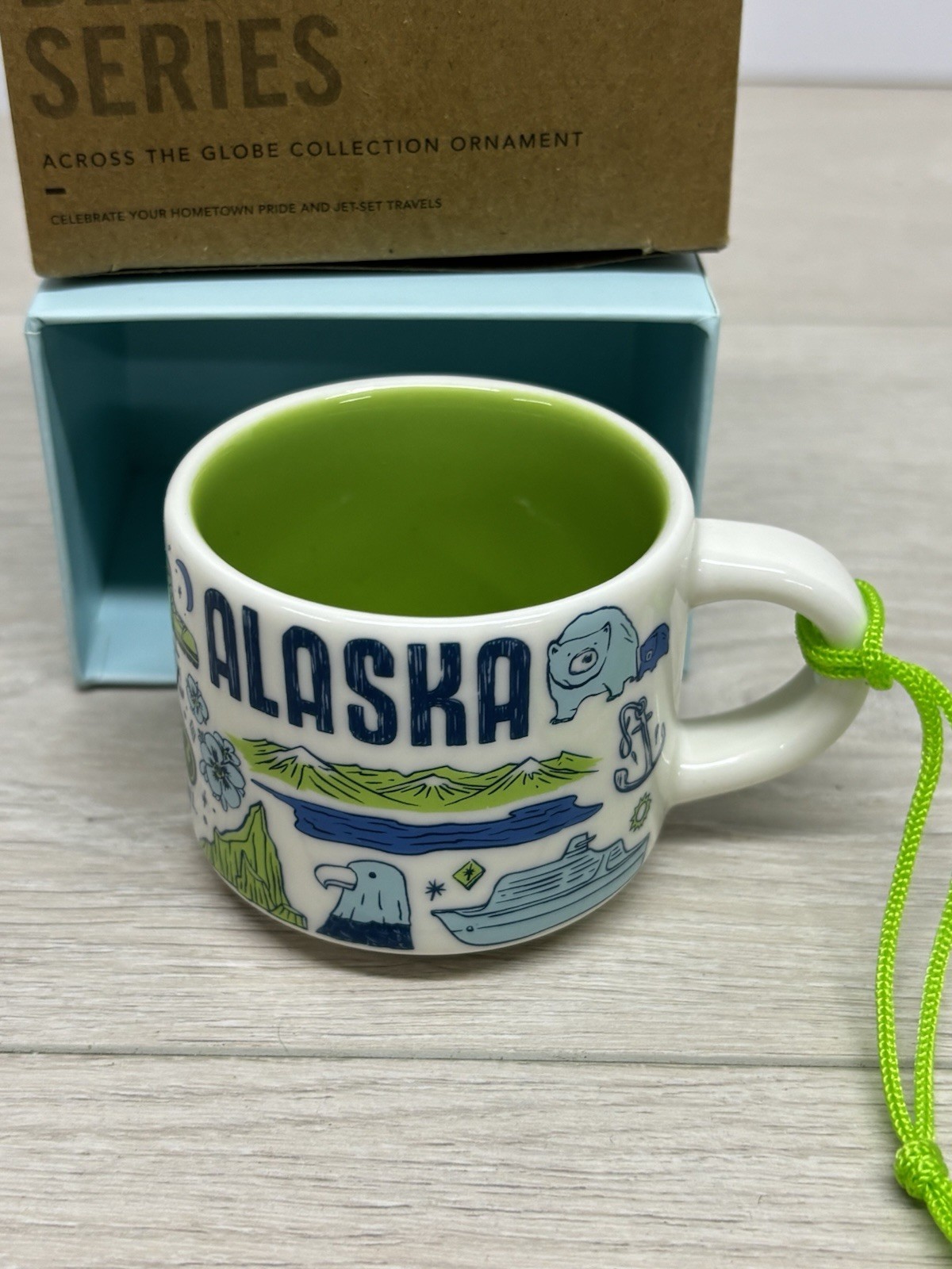 Starbucks Alaska Collectible Coffee Mug,  Been There Series 2oz