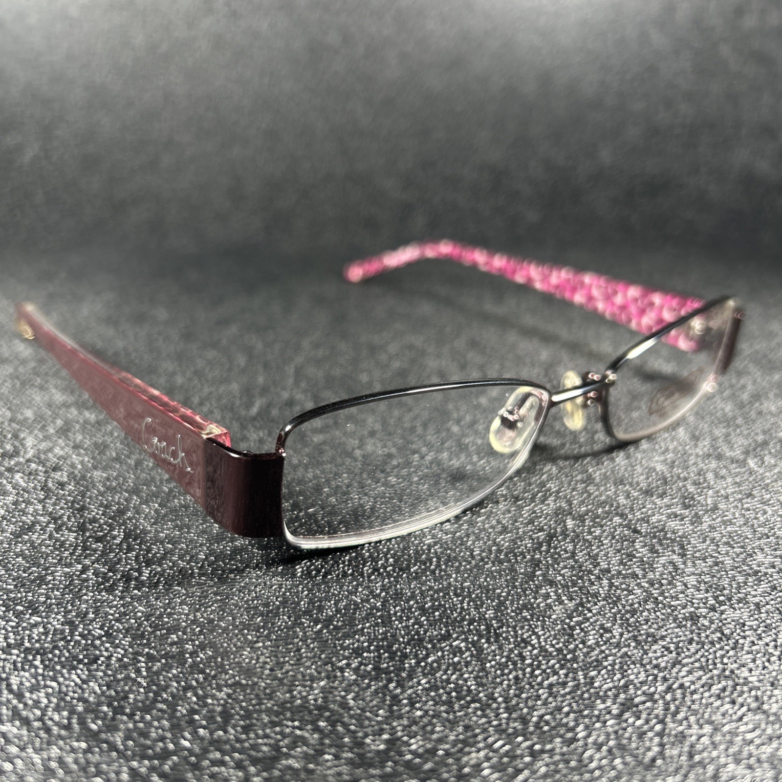 NEW Coach Women’s Eyeglasses Teodora 240 Bordeaux Pink Chrome 50-16-135 NEW Coach Women’s Eyeglasses Teodora 240 Bordeaux Pink Chrome 50-16-135