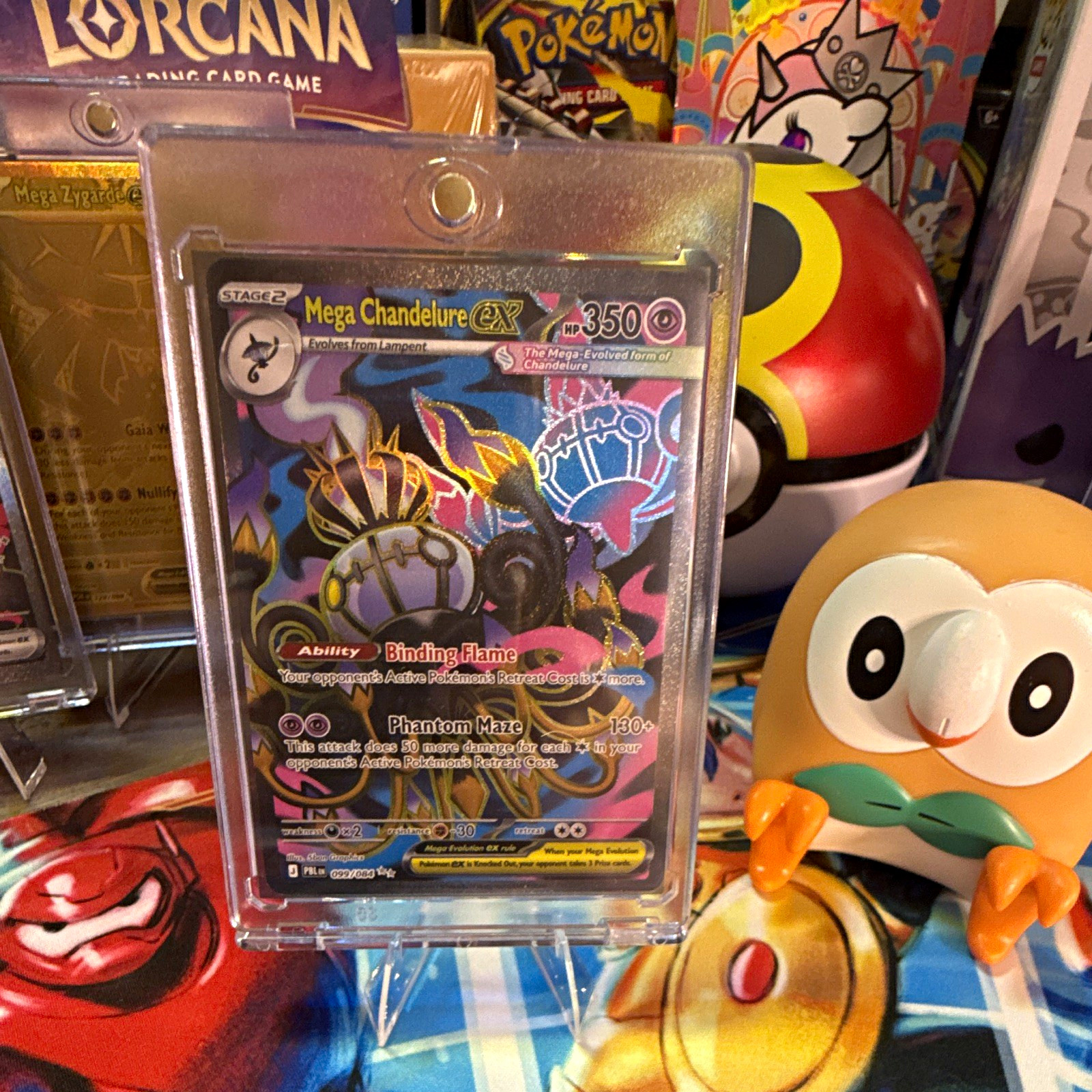 Mega Chandelure EX 099/084 Pitch Black