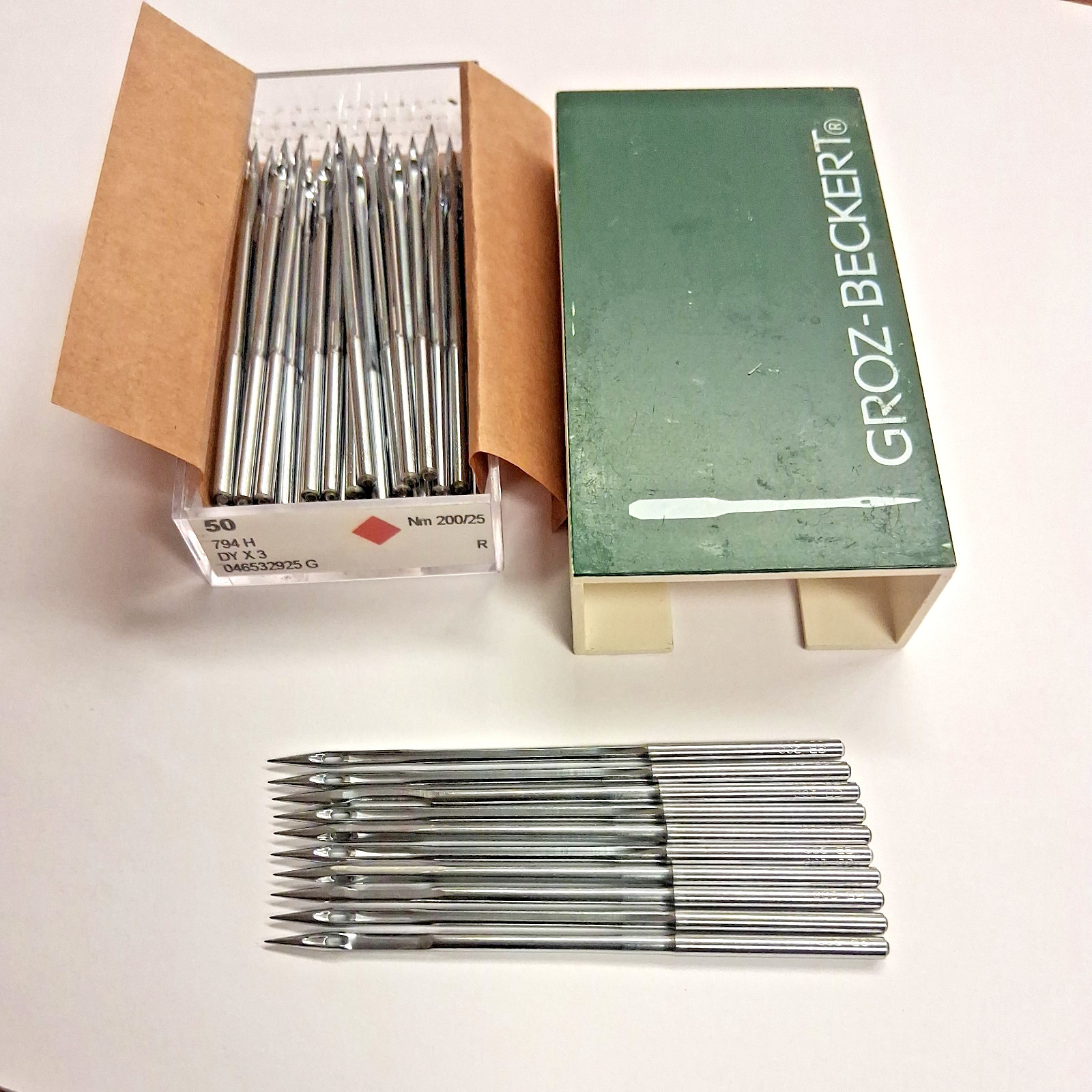 Groz-Beckert 7X3 DYX3 794 Needles Singer Class 7 Consew 744R 10 Pack