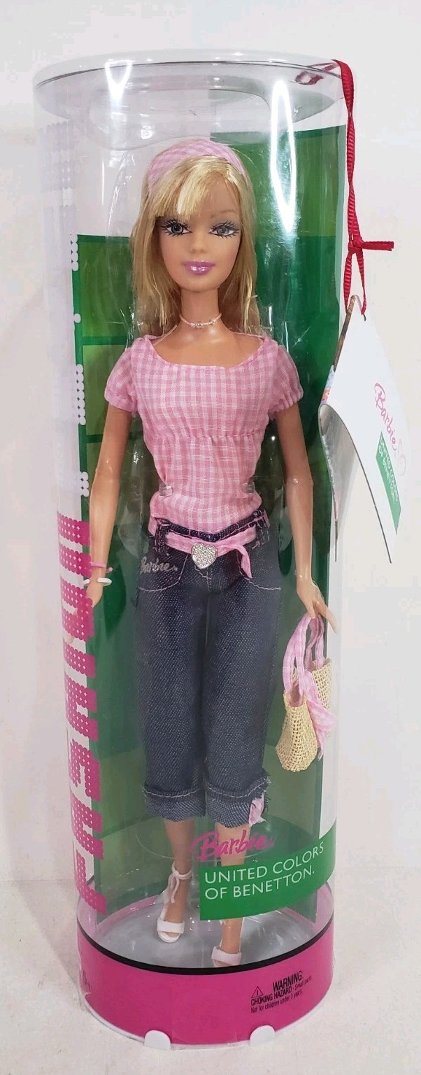 FASHION FEVER UNITED COLORS OF BENETTON BARBIE DOLL 2005 MATTEL J4175 NRFB