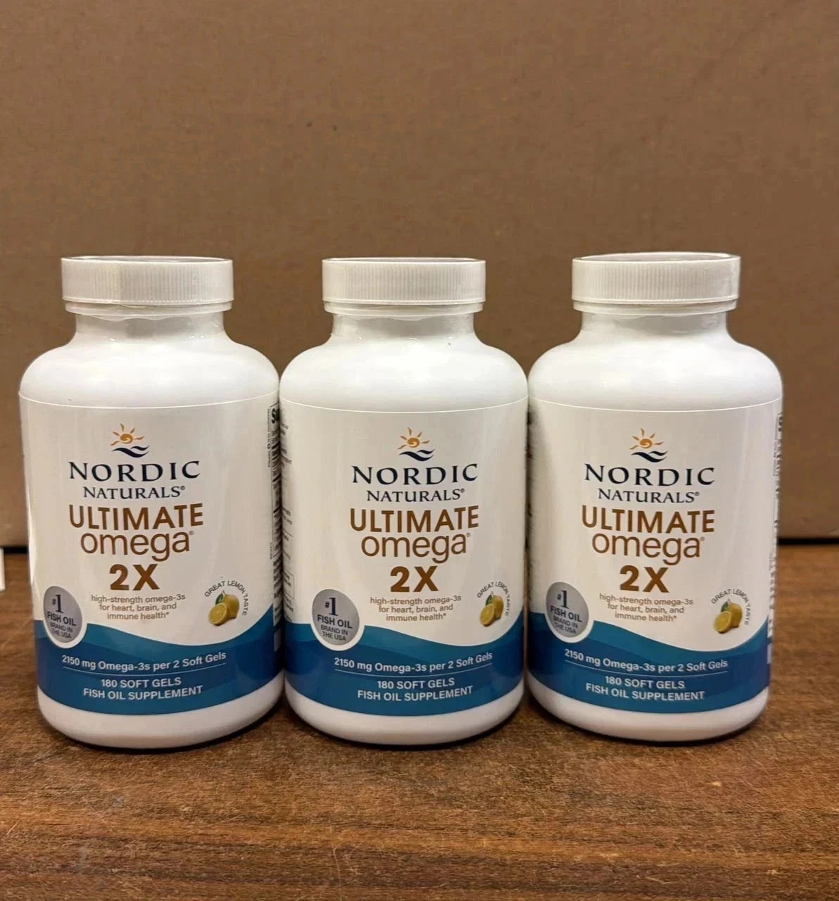 3 Pack Nordic Naturals Ultimate Omega 2x Fish Oil 2150 mg 180 SoftGels NEW 3 Pack Nordic Naturals Ultimate Omega 2x Fish Oil 2150 mg 180 SoftGels NEW