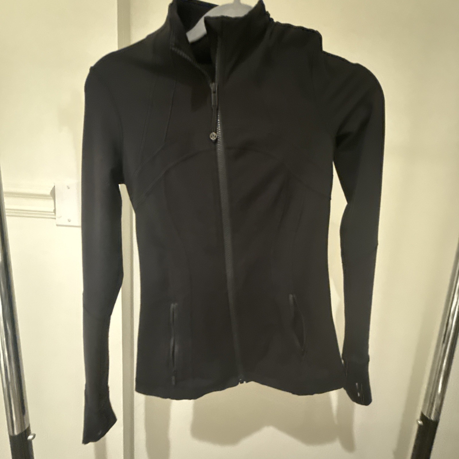 Lululemon Define Jacket Black Size 4 Older Version Classic Full Zip Luon