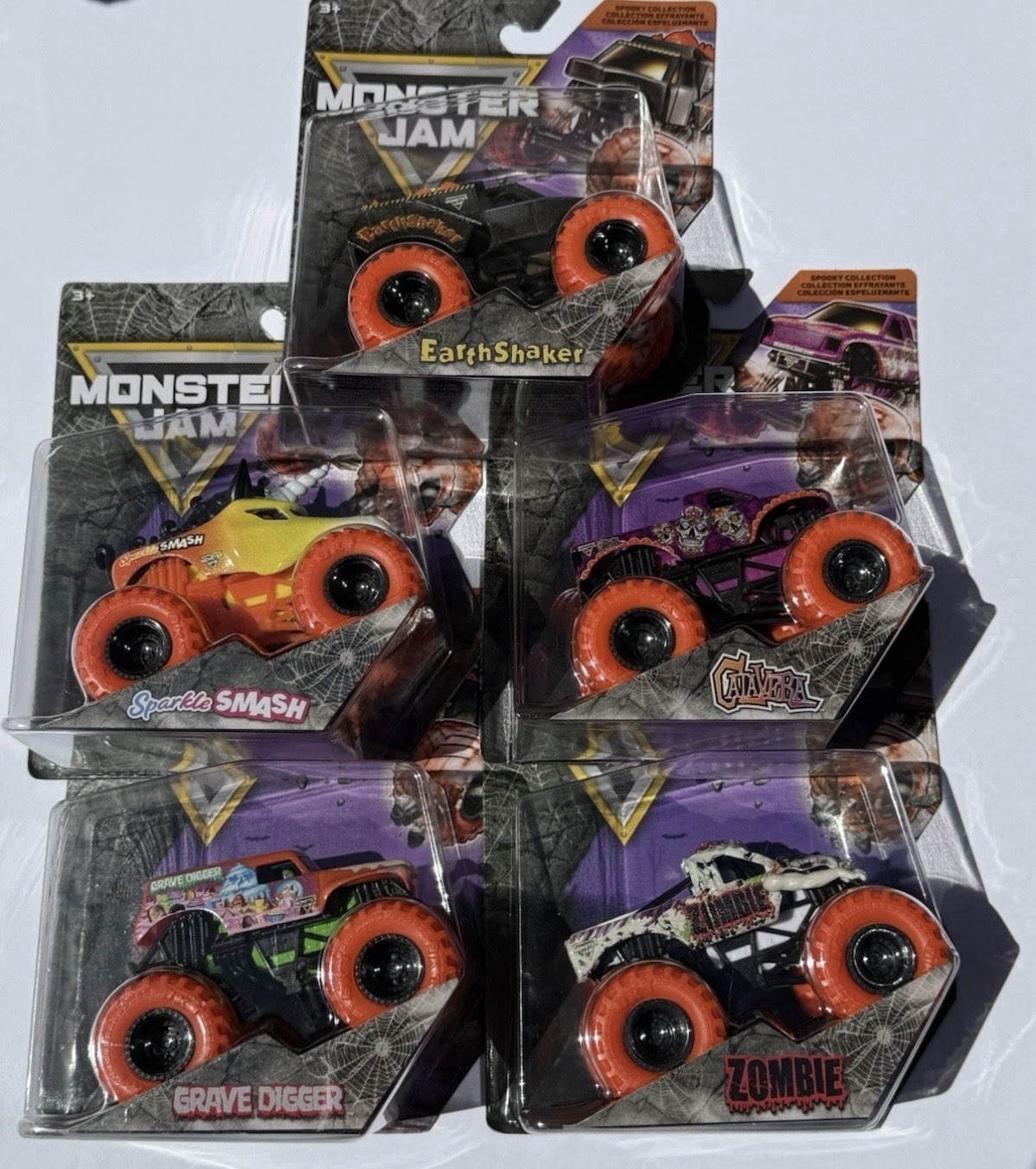 Monster Jam Truck Halloween 2026 1:64 Spooky Collection 5/6 trucks