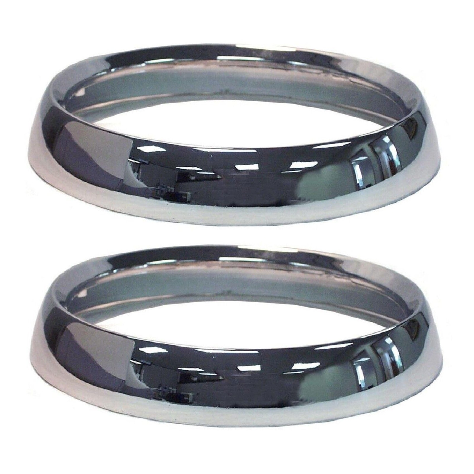 Chrome Headlight Bezel Retaining Ring for CJ5 75-83 for CJ6 75 for CJ7 76-86