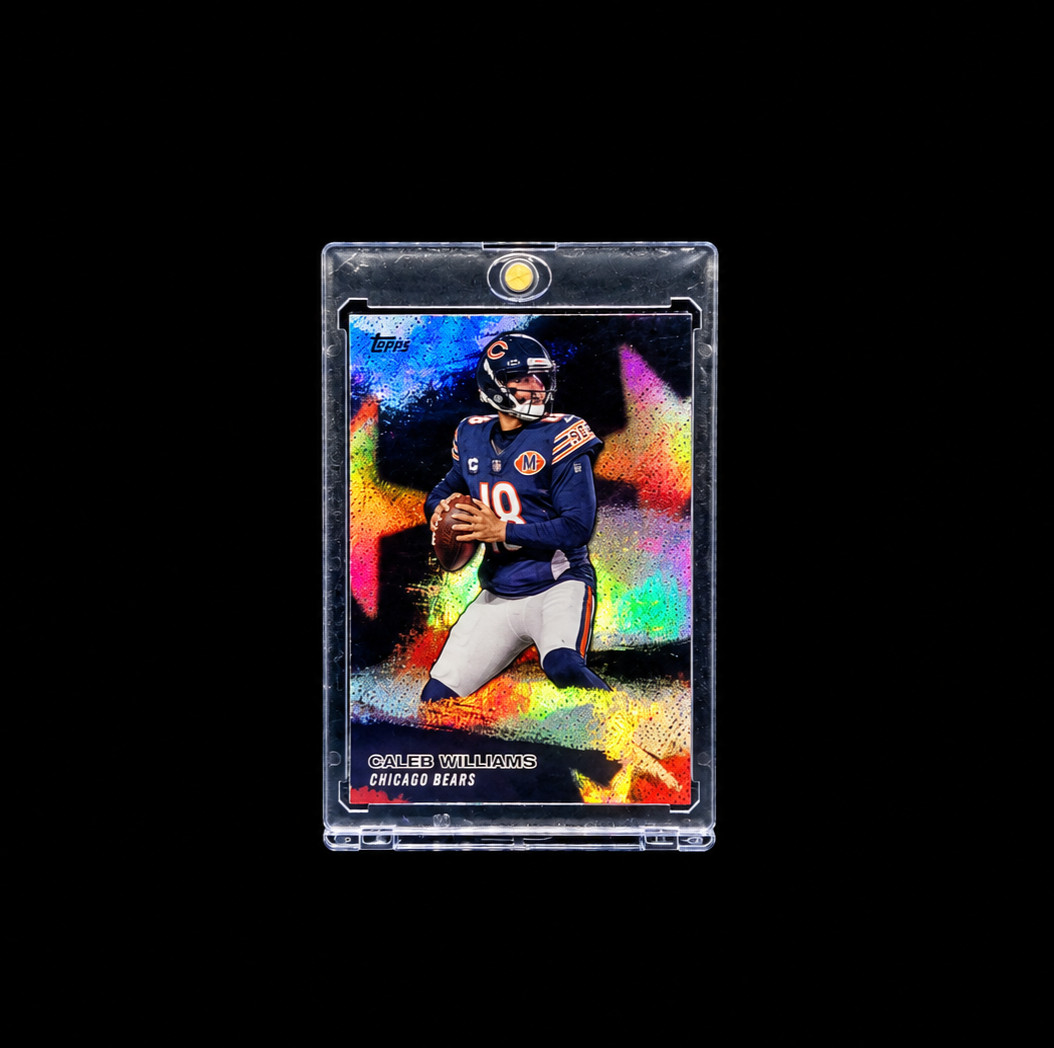 CALEB WILLIAMS RAINBOW STARS REFRACTOR INVESTMENT CARD TOPPS 2026- Chicago Bears