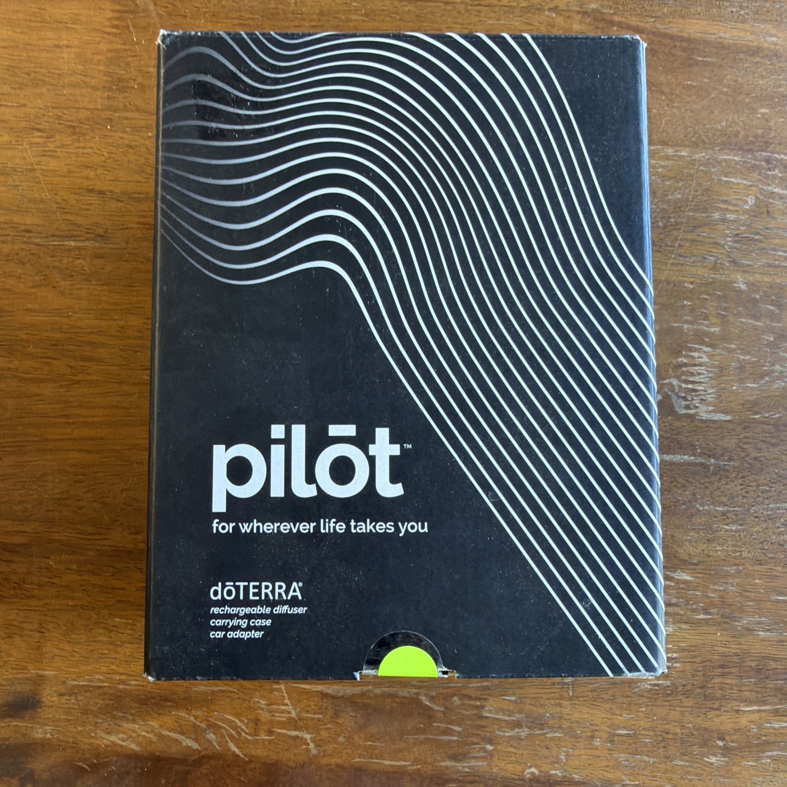 doTERRA Pilot Midnight Portable Diffuser w/Car Adapter, Cord & Case OPEN BOX