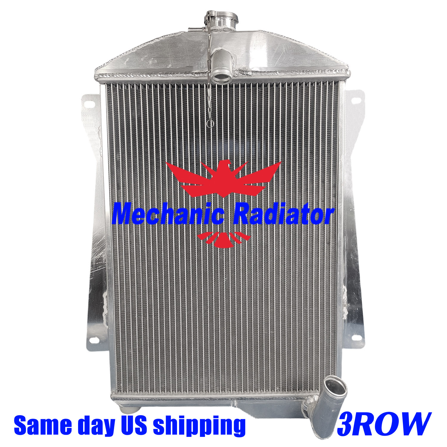 CC4041 Aluminum Radiator For 1940-1941 Chevy Special Deluxe Master 85 3.5L l6 MT