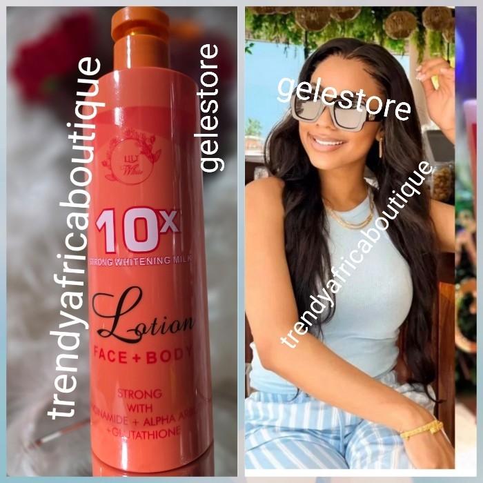 Lily White 10x Whitening Milk.Face & Body Lotion. 500ml X 1 Lily White 10x Whitening Milk.Face & Body Lotion. 500ml X 1