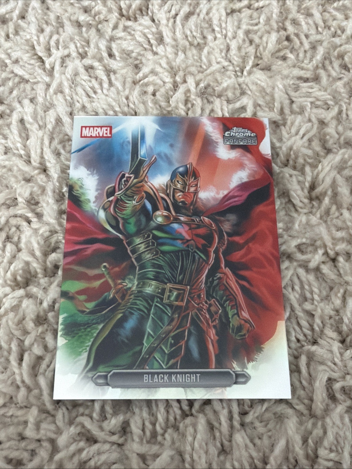 2026 Topps Chrome Marvel Black Knight FF-04 Fanfare Refractor 2026 Topps Chrome Marvel Black Knight FF-04 Fanfare Refractor