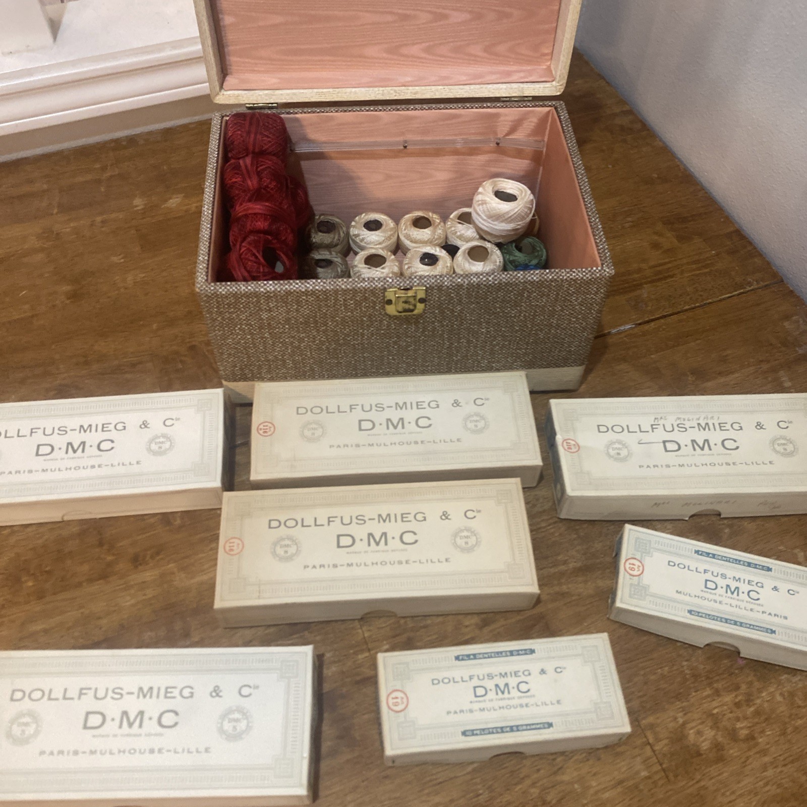 Vintage Dollfus-MIEG & Co D.M.M Embroidery Thread  (LOT) 