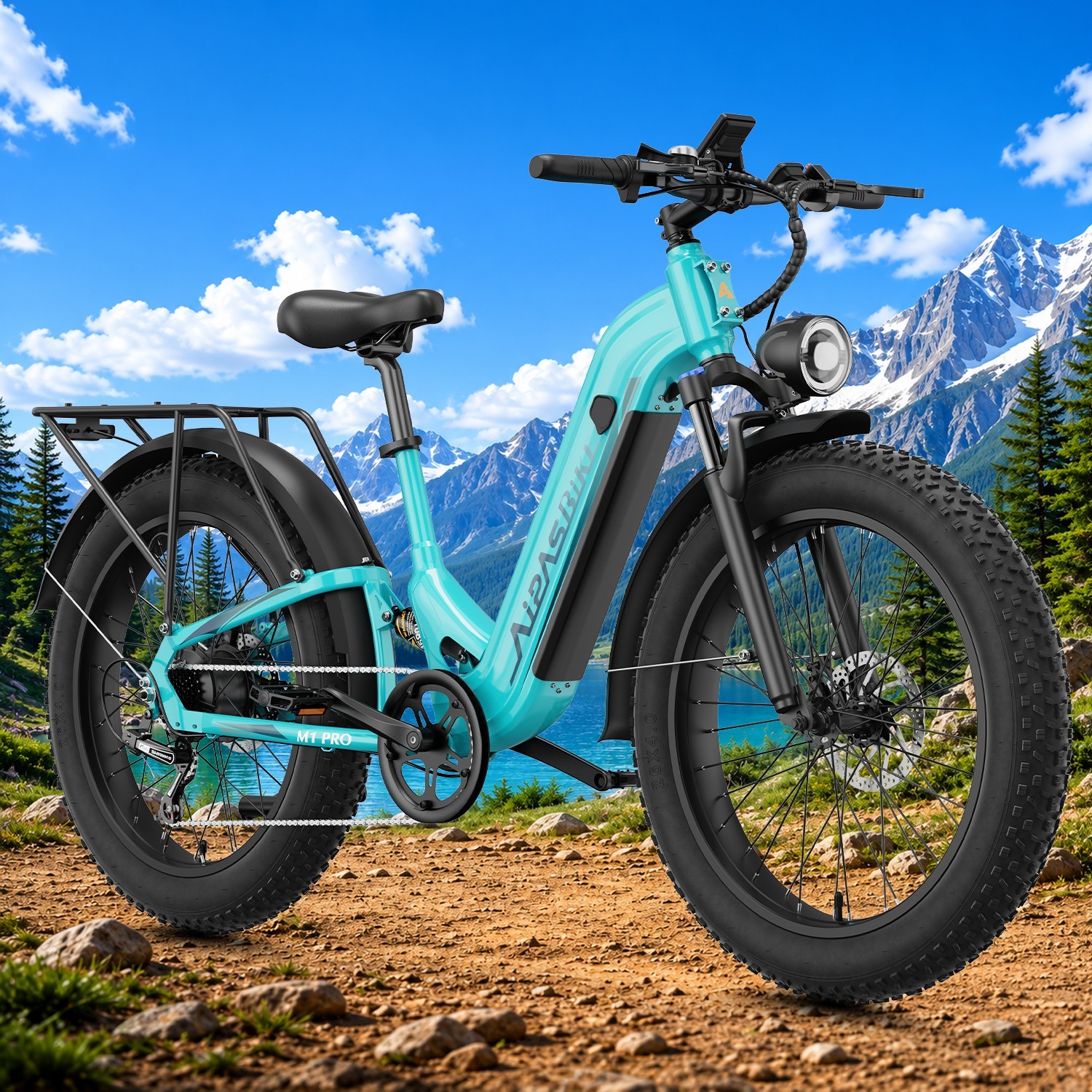 Aipas M1 Pro 1800W Fat Tire Electric Bike 26\
