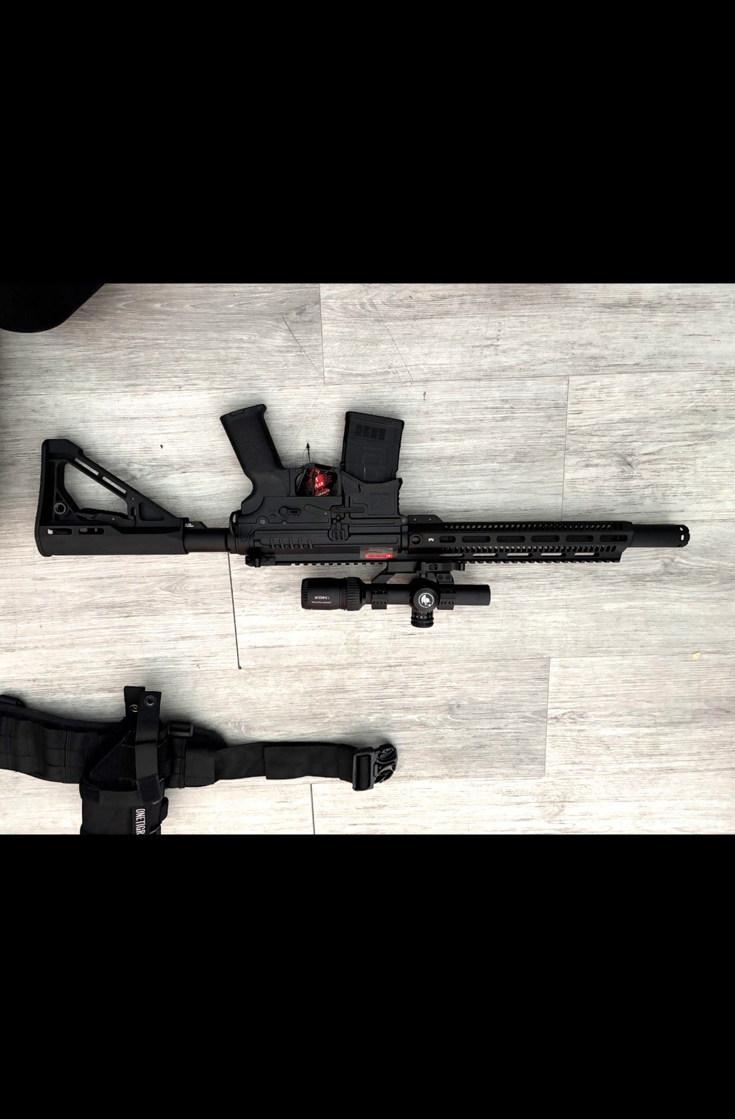 Zion Arms Full Metal R15 AEG - lancer tactical sight & tracer unit
