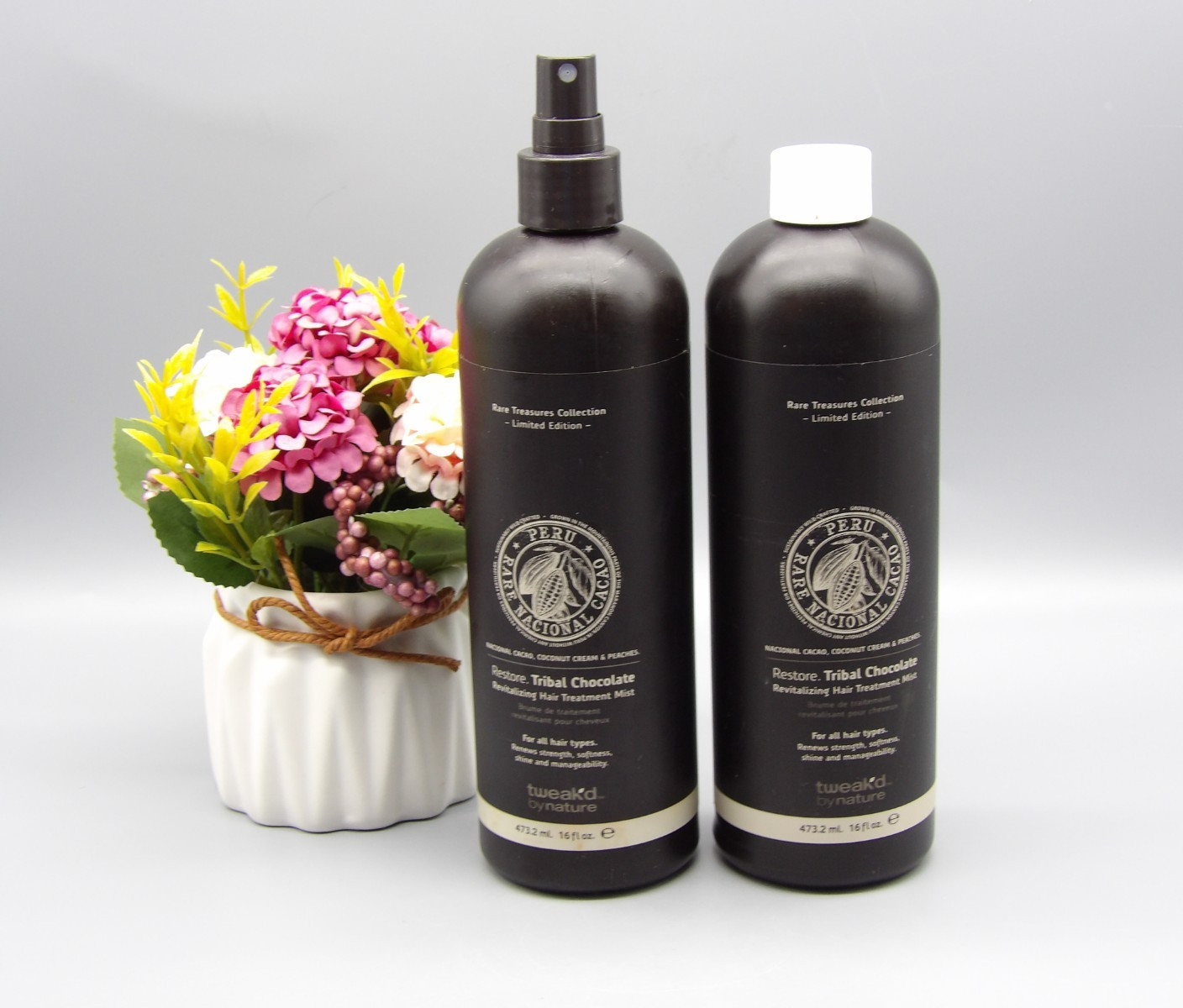 2x Tweak\'d By Nature Tribal Chocolate Hair Treatment Mist 16 oz New Not Sealed