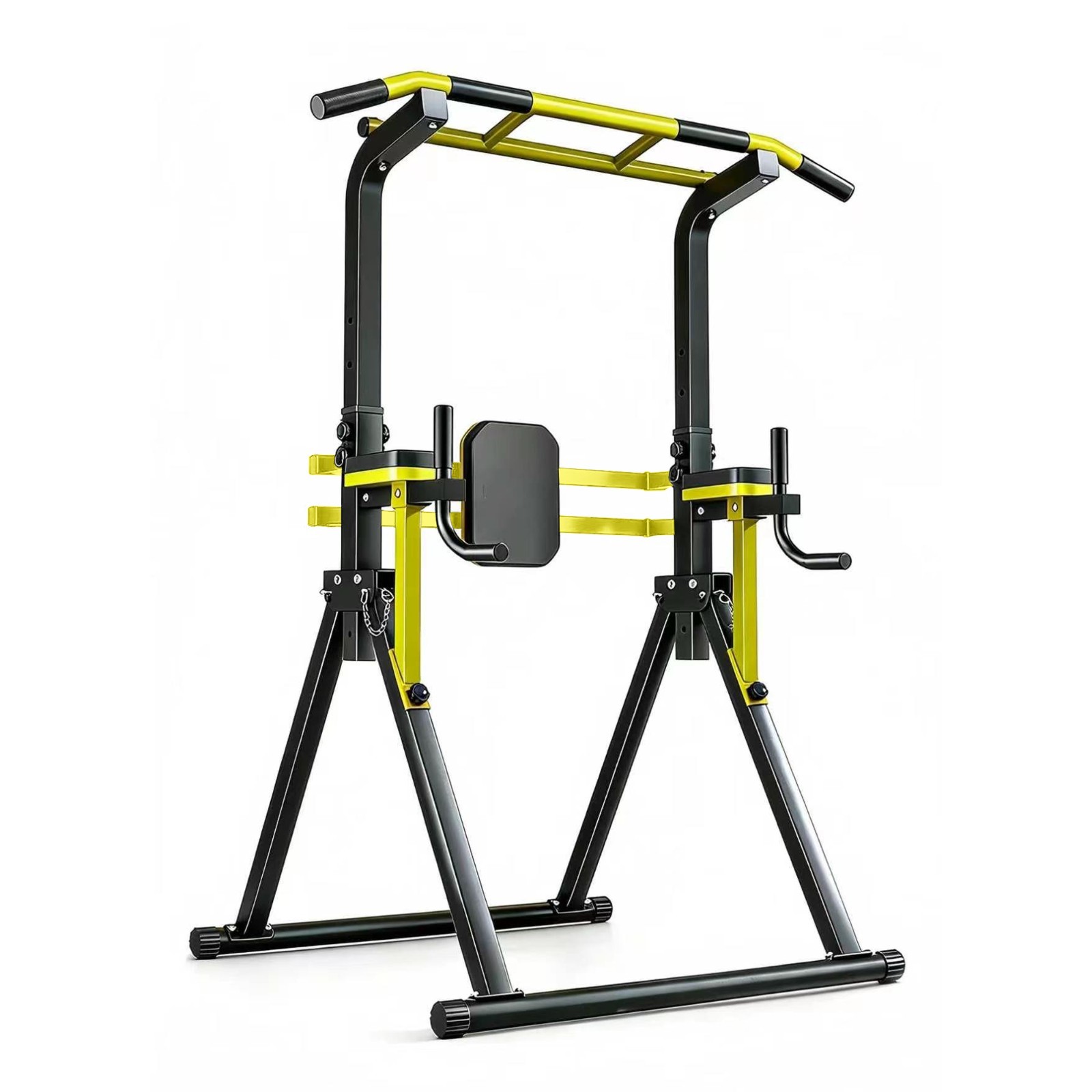 Power Tower Pull Up & Dip Station,10-Level Adjustable Height, 440 lbs Capacity​