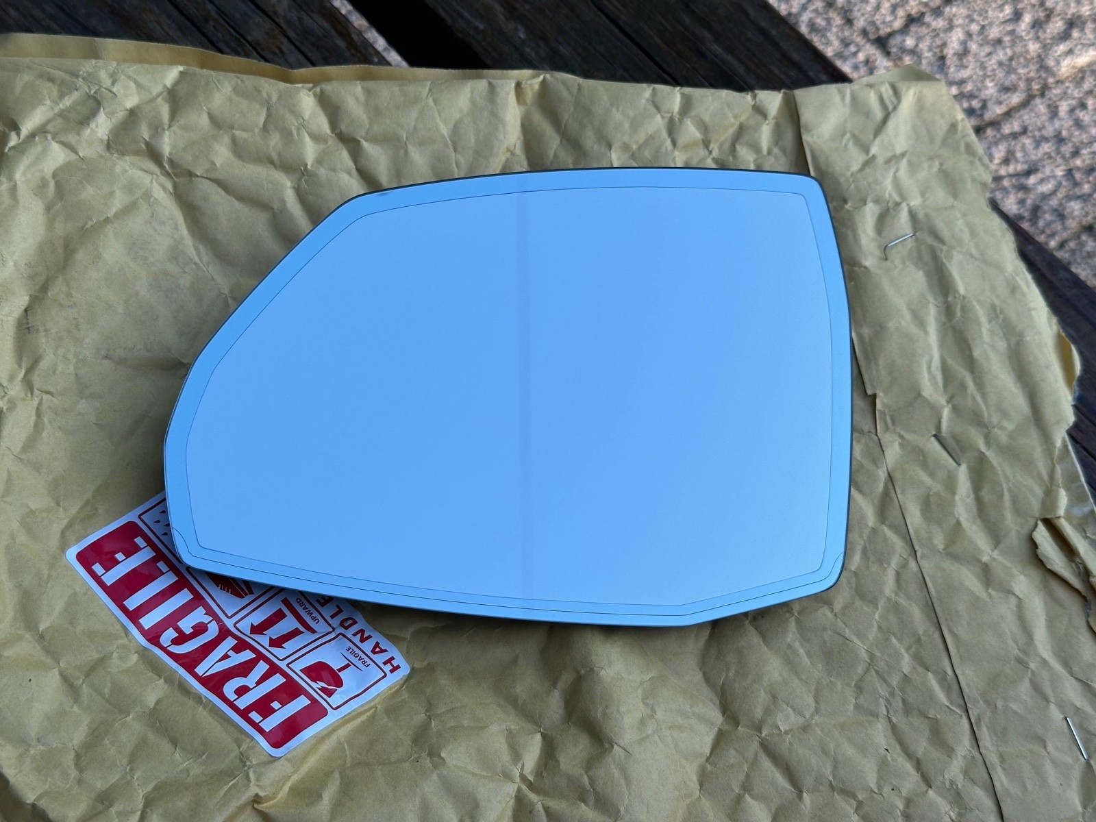 OEM 17-25 AUDI Q5 SQ5 Q7 SQ7 LEFT side Auto DIM HEATED MIRROR GLASS LH USA type