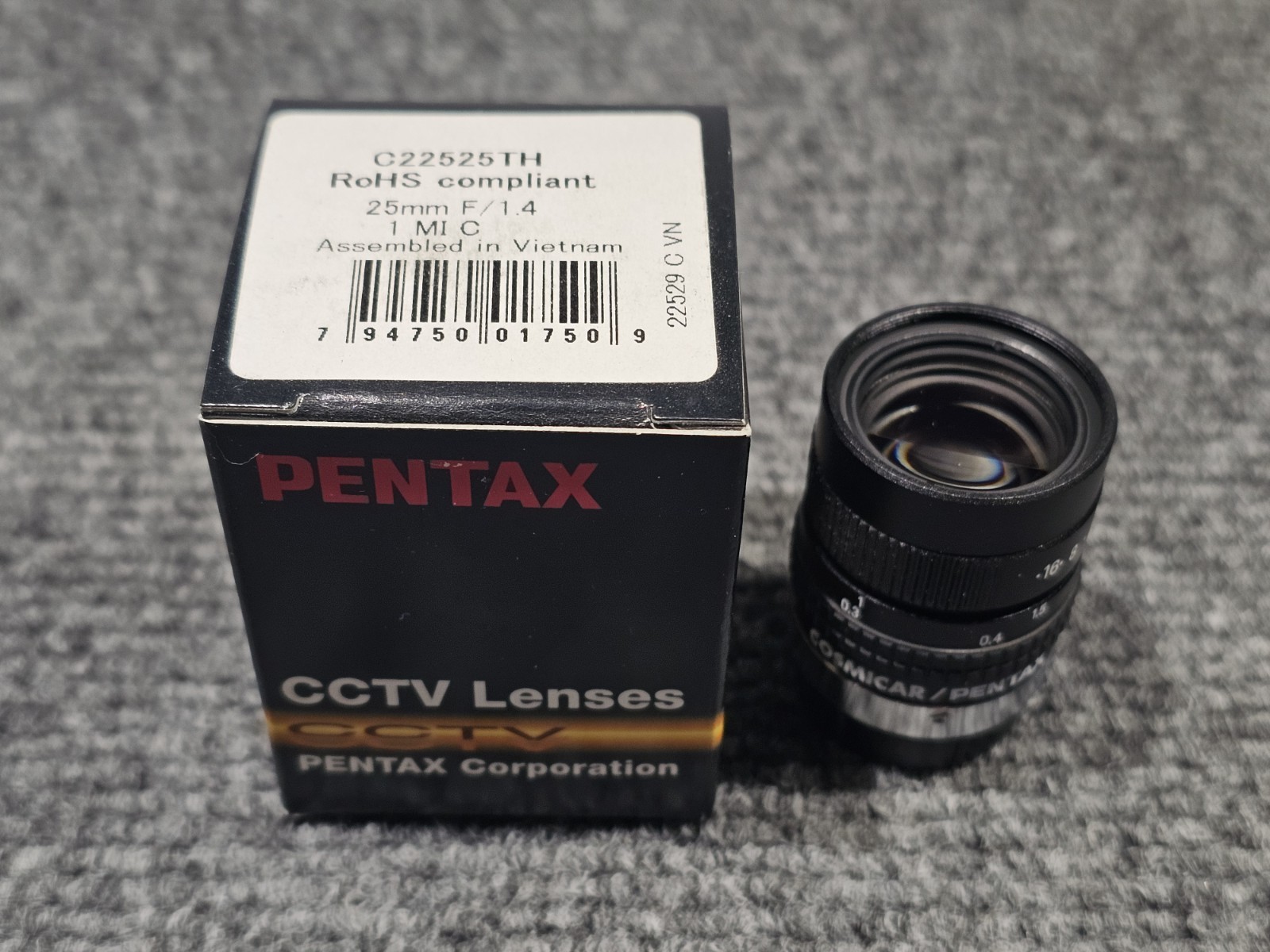 PENTAX CCTV Lens C22525TH Brand New