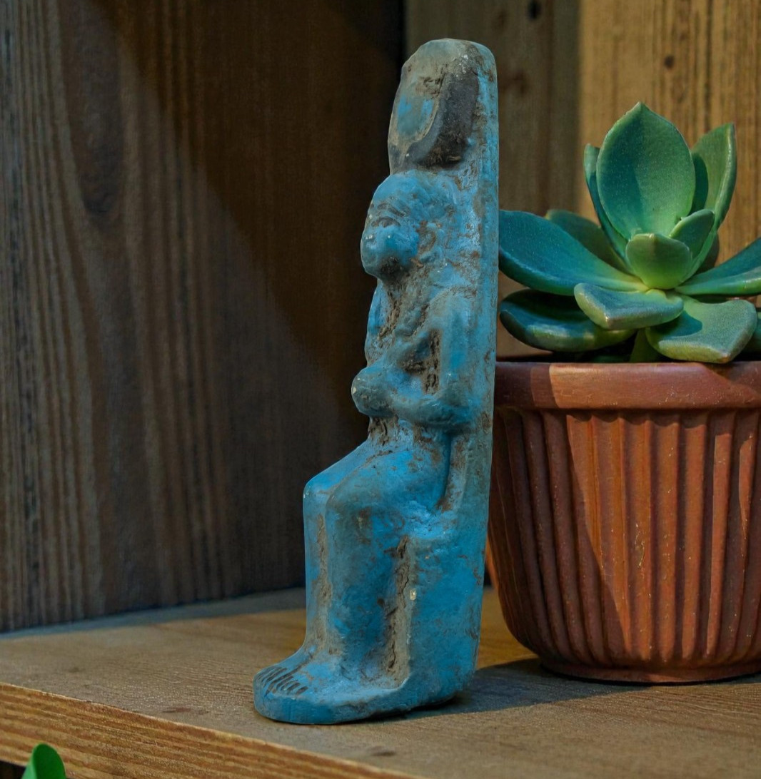 Egyptian Artifacts Rare Authentic Pharaonic Statue Egyptian Goddess Hathor BC