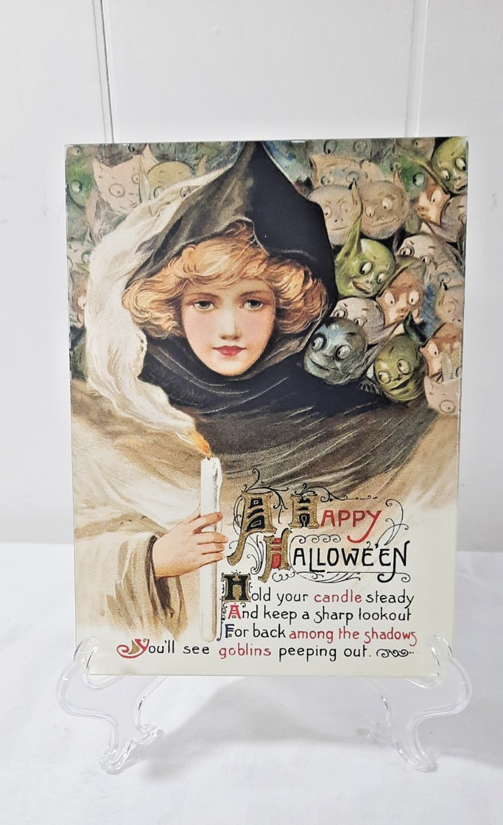 Halloween Reverse Glass Transfer Witch John Winsch Sam Schmucker 6x8 Halloween Reverse Glass Transfer Witch John Winsch Sam Schmucker 6x8
