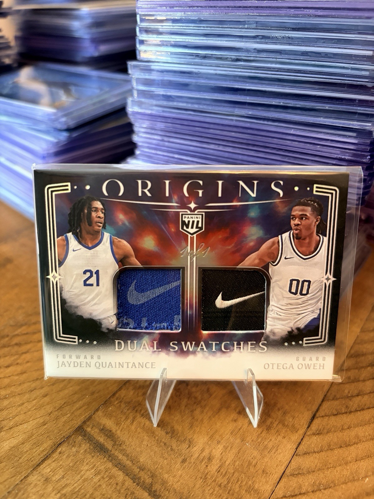 2025-26 Panini Origins Jayden Quaintance & Otega Oweh Dual Swatches BLACK /1💥
